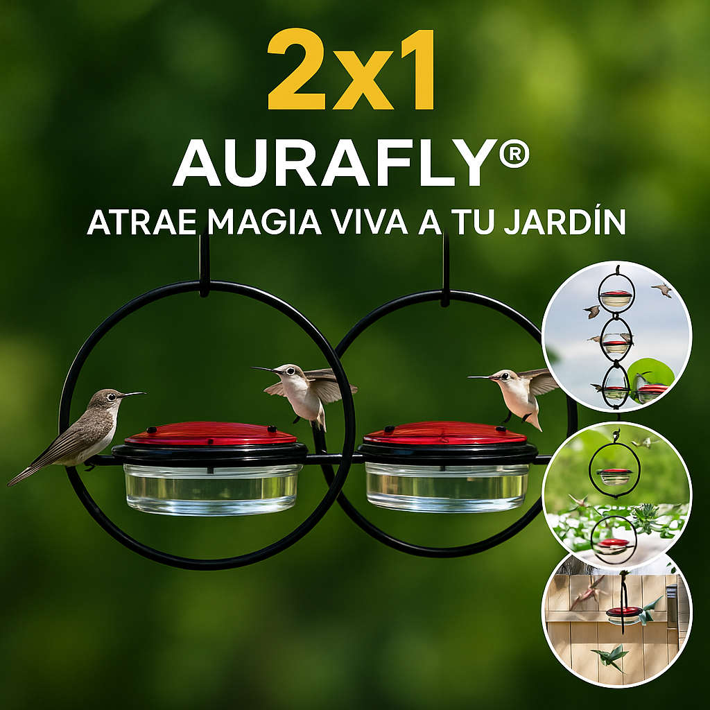 OFERTA 2X1 AURAFLY® ATRAE MAGIA VIVA A TU JARDIN