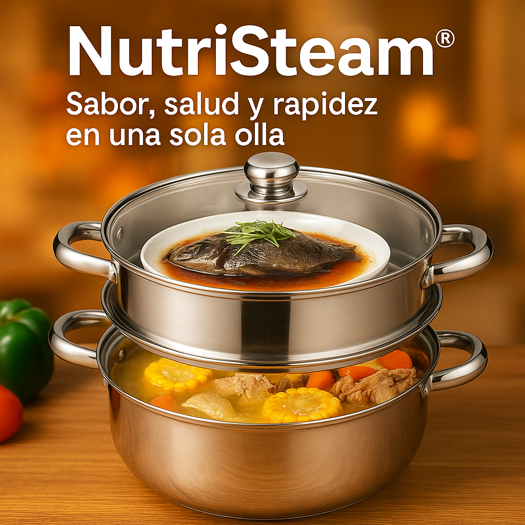 NUTRISTEAM® SABOR, SALUD Y RAPIDEZ EN UNA SOLA OLLA