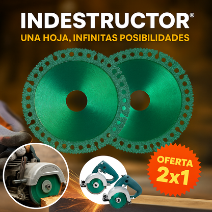 2X1 INDESTRUCTOR® UNA HOJA, INFINITAS POSIBILIDADES