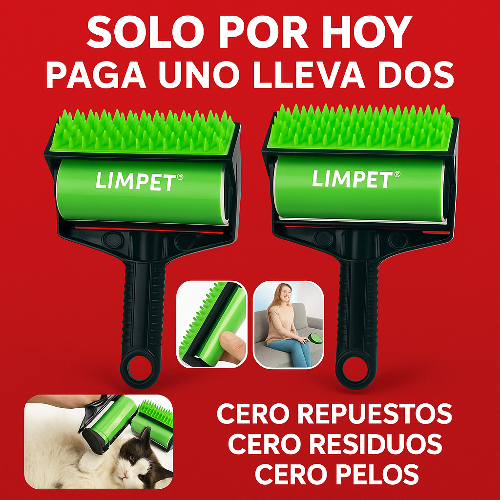 OFERTA 2X1 LIMPET® CERO REPUESTOS, CERO RESIDUOS, CERO PELOS