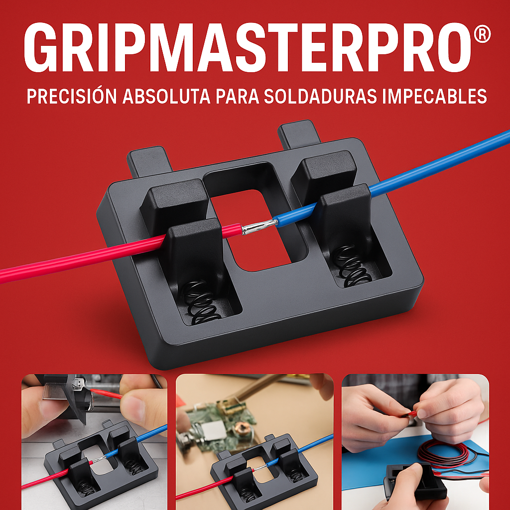 GRIPMASTERPRO® PRECISION ABSOLUTA PARA SOLDADURAS IMPECABLES