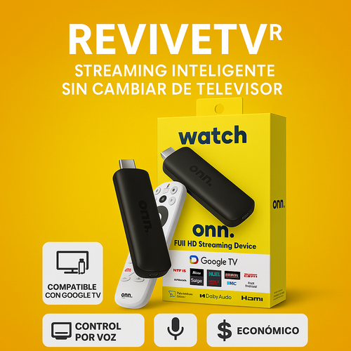 REVIVETV® STREAMING INTELIGENTE SIN CAMBIAR DE TELEVISOR