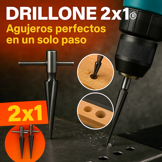 DRILLONE 2X1® AGUJEROS PERFECTOS EN UN SOLO PASO